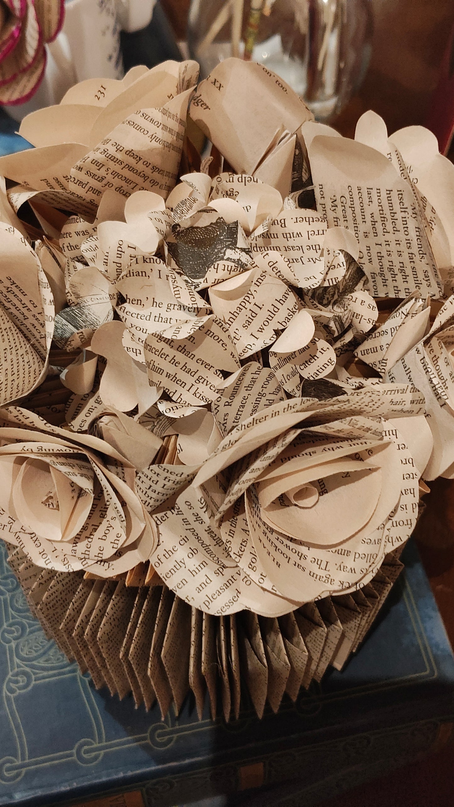 Bleak House Floral Book Art Vase (COLLECTION ONLY)