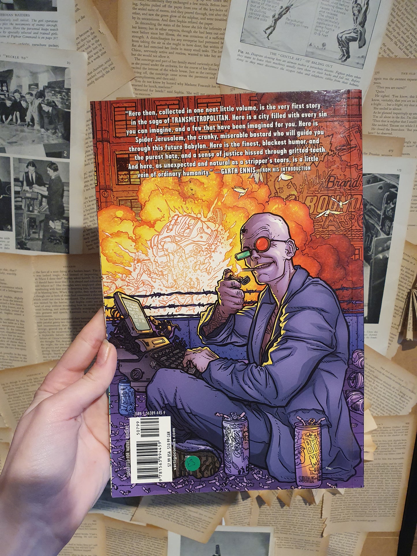 Transmetropolitan: Back on the Street by Ellis & Robertson (1998)