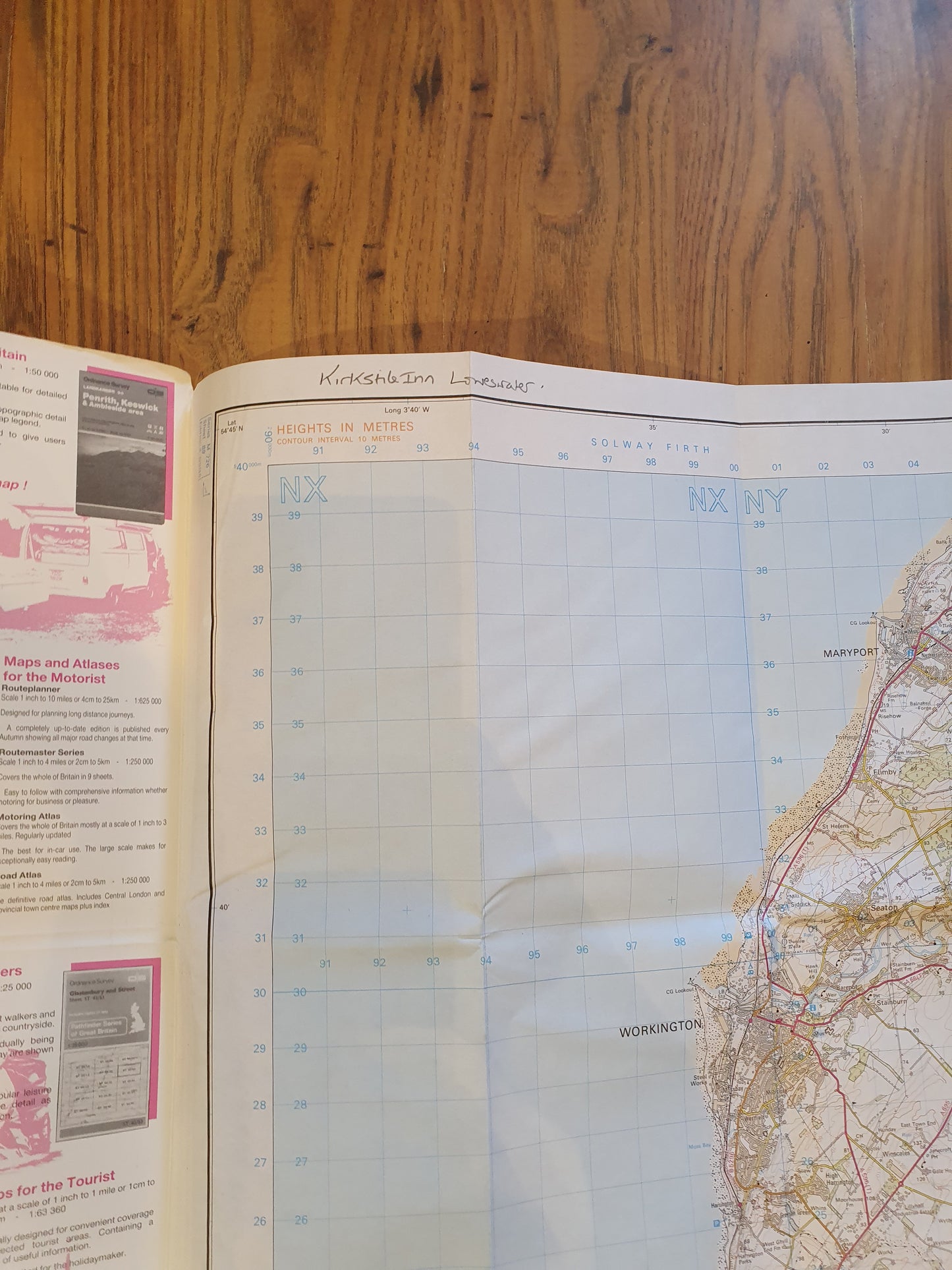 Ordnance Survey Landranger Map - West Cumbria (Sheet 89)