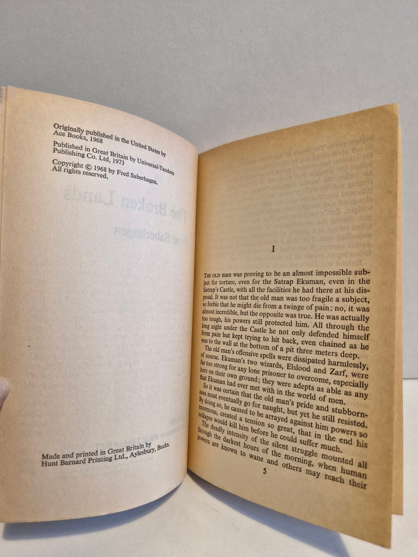 The Broken Lands by Fred Saberhagen (1973)