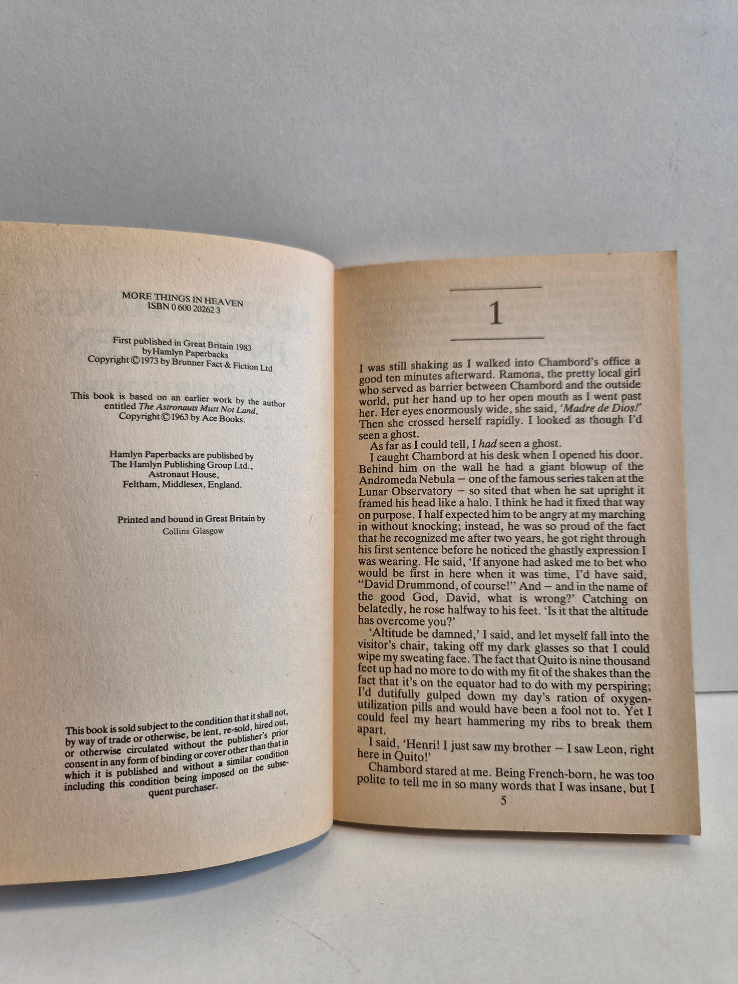 More Things in Heaven by John Brunner (1983)