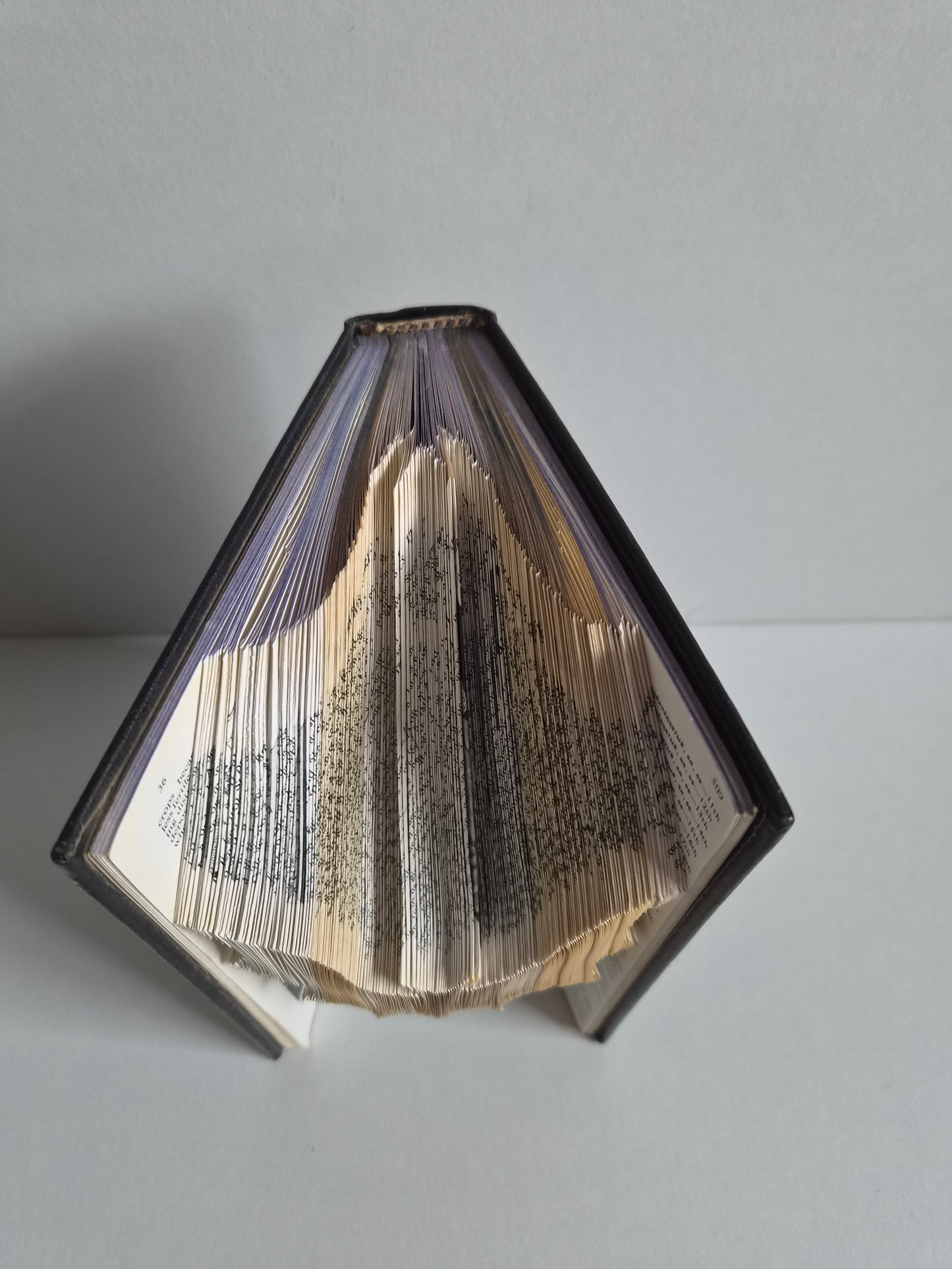 Folded Book Art Bat (Black Cover)