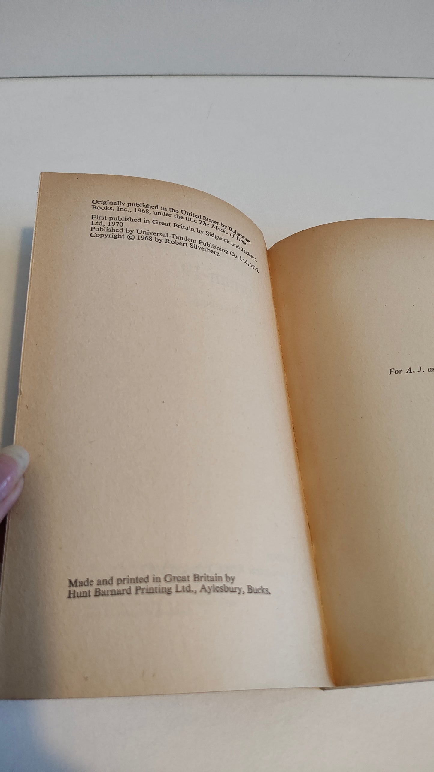 Vornan-19 by Robert Silverberg (1972)