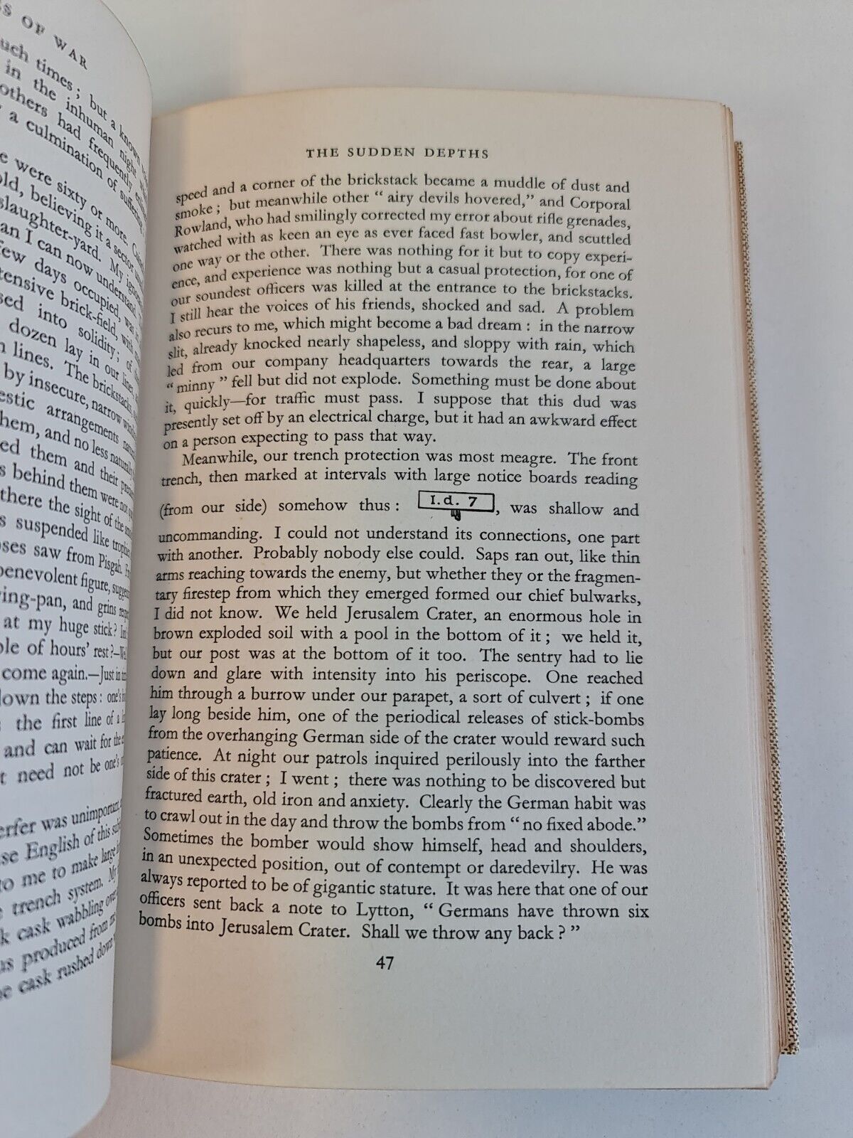 SIGNED Undertones of War by Edmund Blunden (1965)