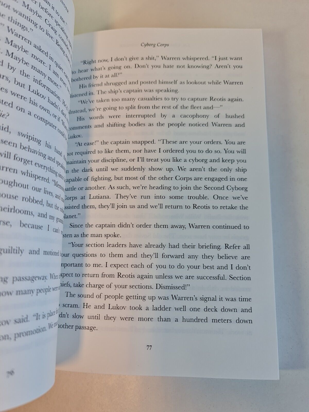 Cyborg Corps by J N Chaney (2020)