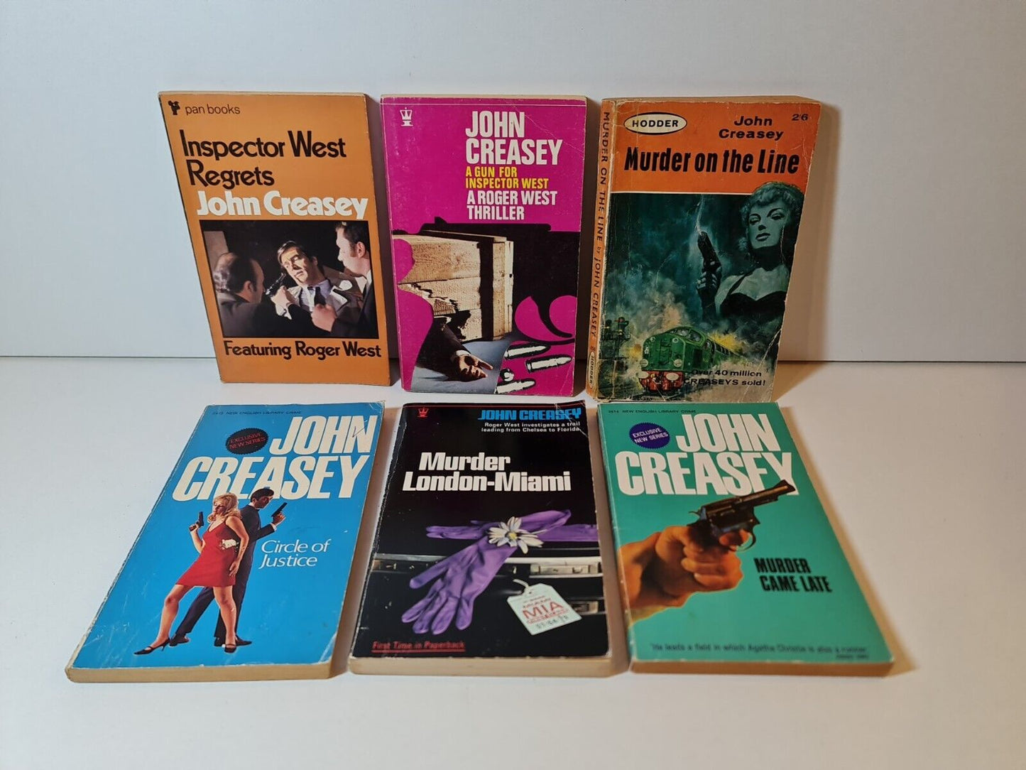 Bundle of 25 John Creasey Books - Paperback - Blame the Baron / Secret Murder...