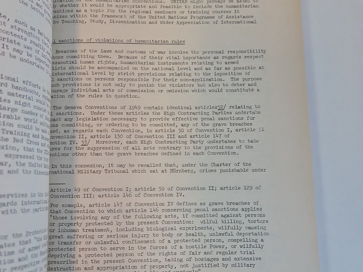 UN General Assembly A/7720 - Respect for Human Rights in Armed.. - 20 Nov 1969