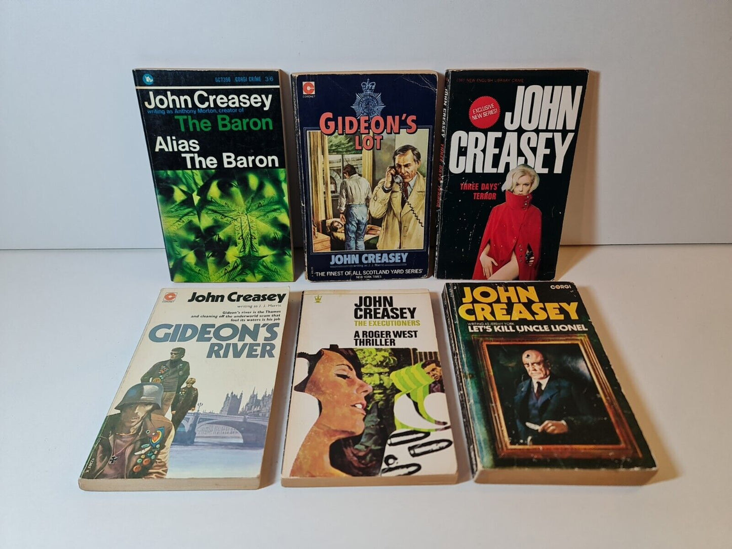 Bundle of 25 John Creasey Books - Paperback - Blame the Baron / Secret Murder...