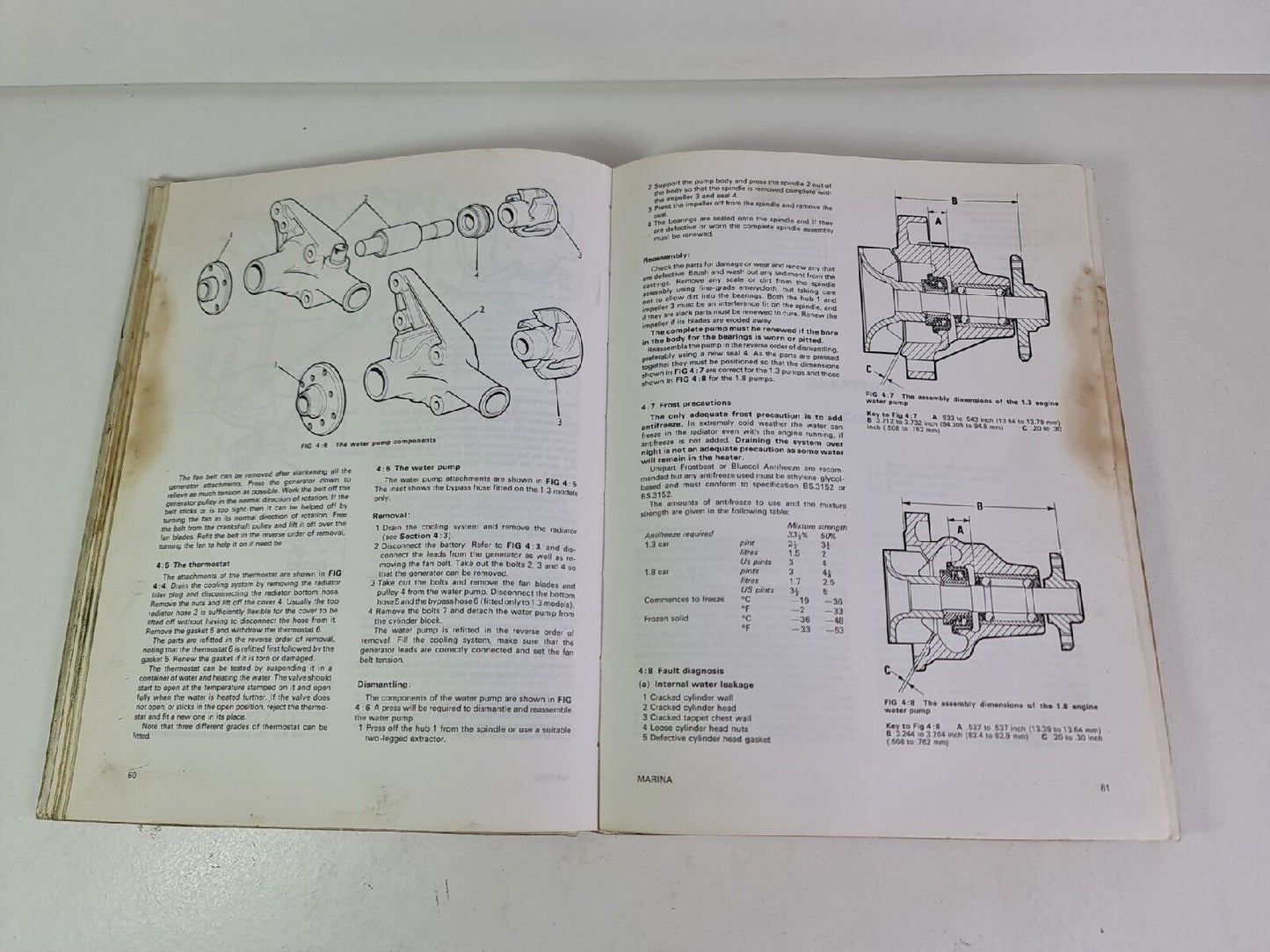 Morris Marina 1971-72 Autobook by Kenneth Ball (1972)