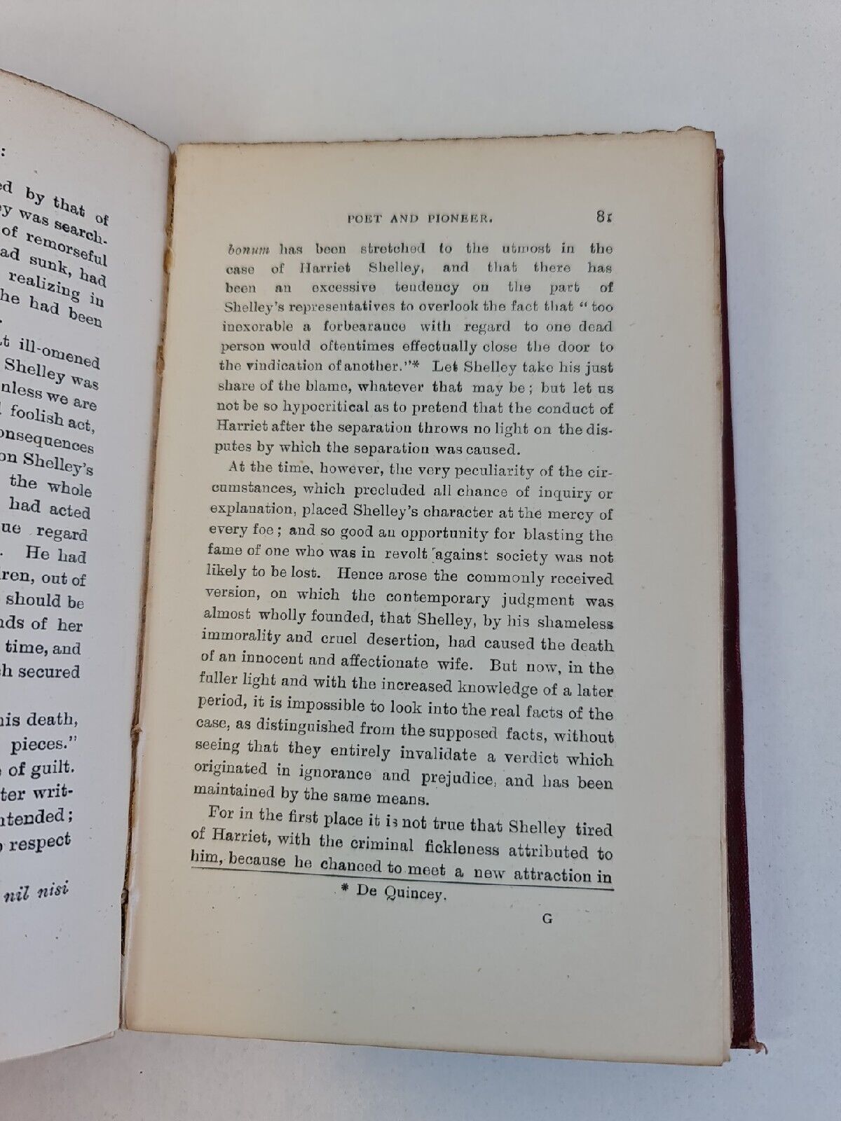 Percy Bysshe Shelley: Poet & Pioneer; Biographical Study by Henry Salt (1896)