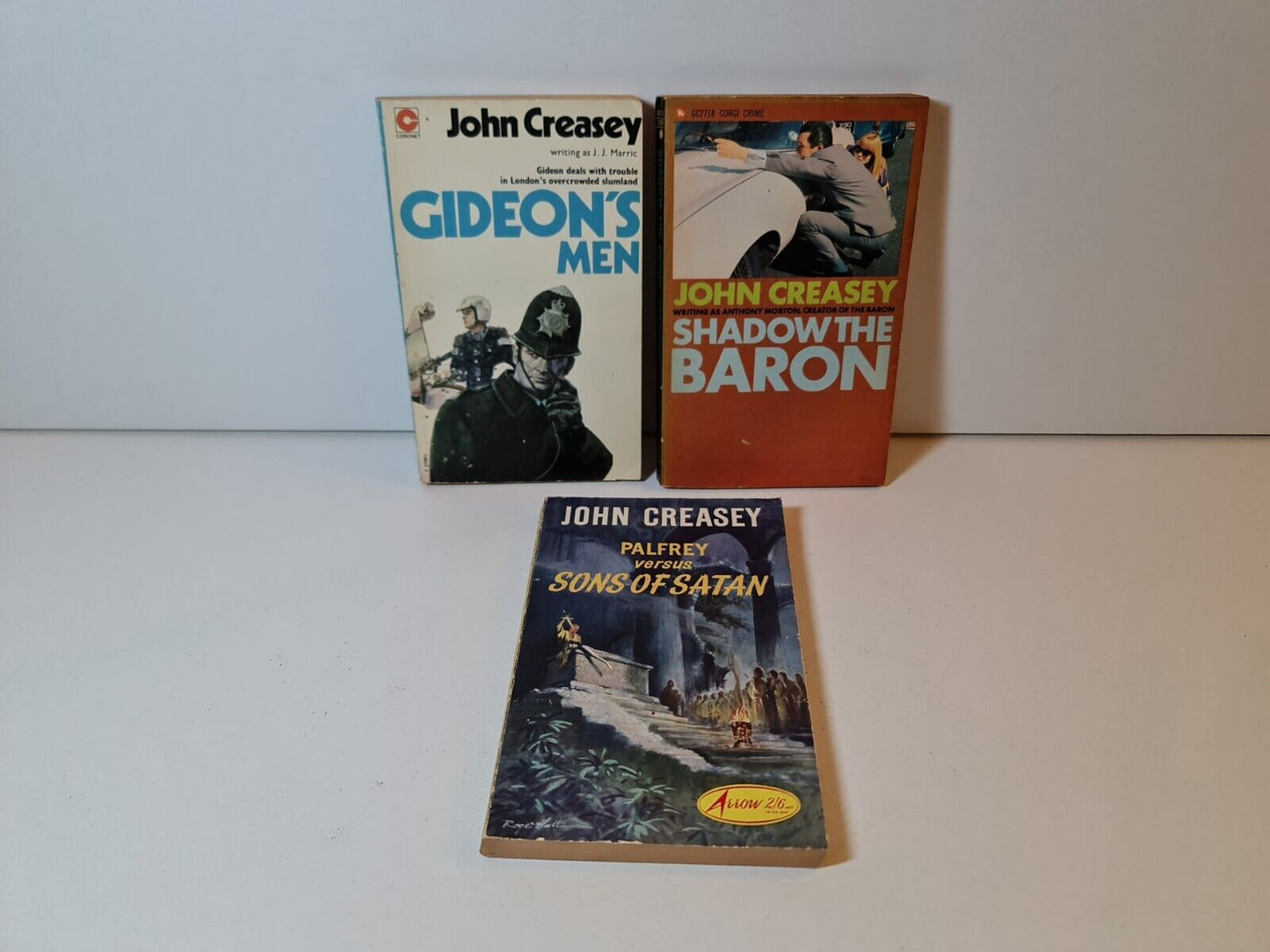 Bundle of 25 John Creasey Books - Paperback - Blame the Baron / Secret Murder...