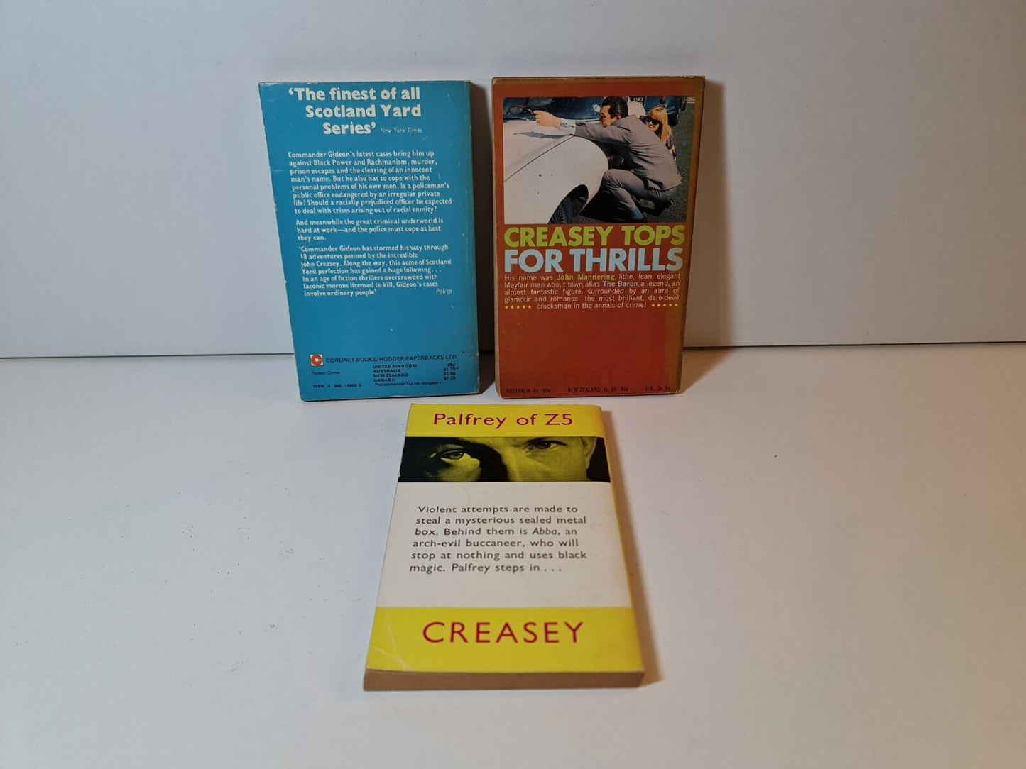 Bundle of 25 John Creasey Books - Paperback - Blame the Baron / Secret Murder...