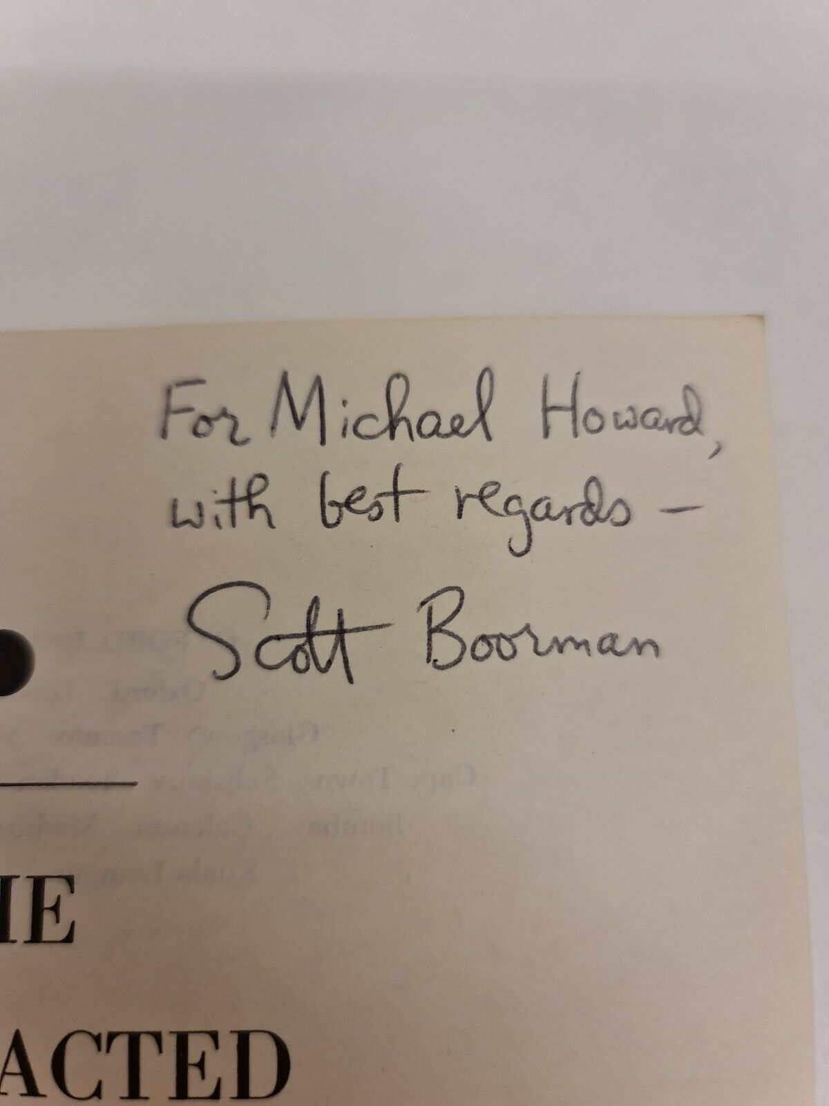 SIGNED The Protracted Game: Wei-ch'i Interpretation of Maoist.. Scott Boorman
