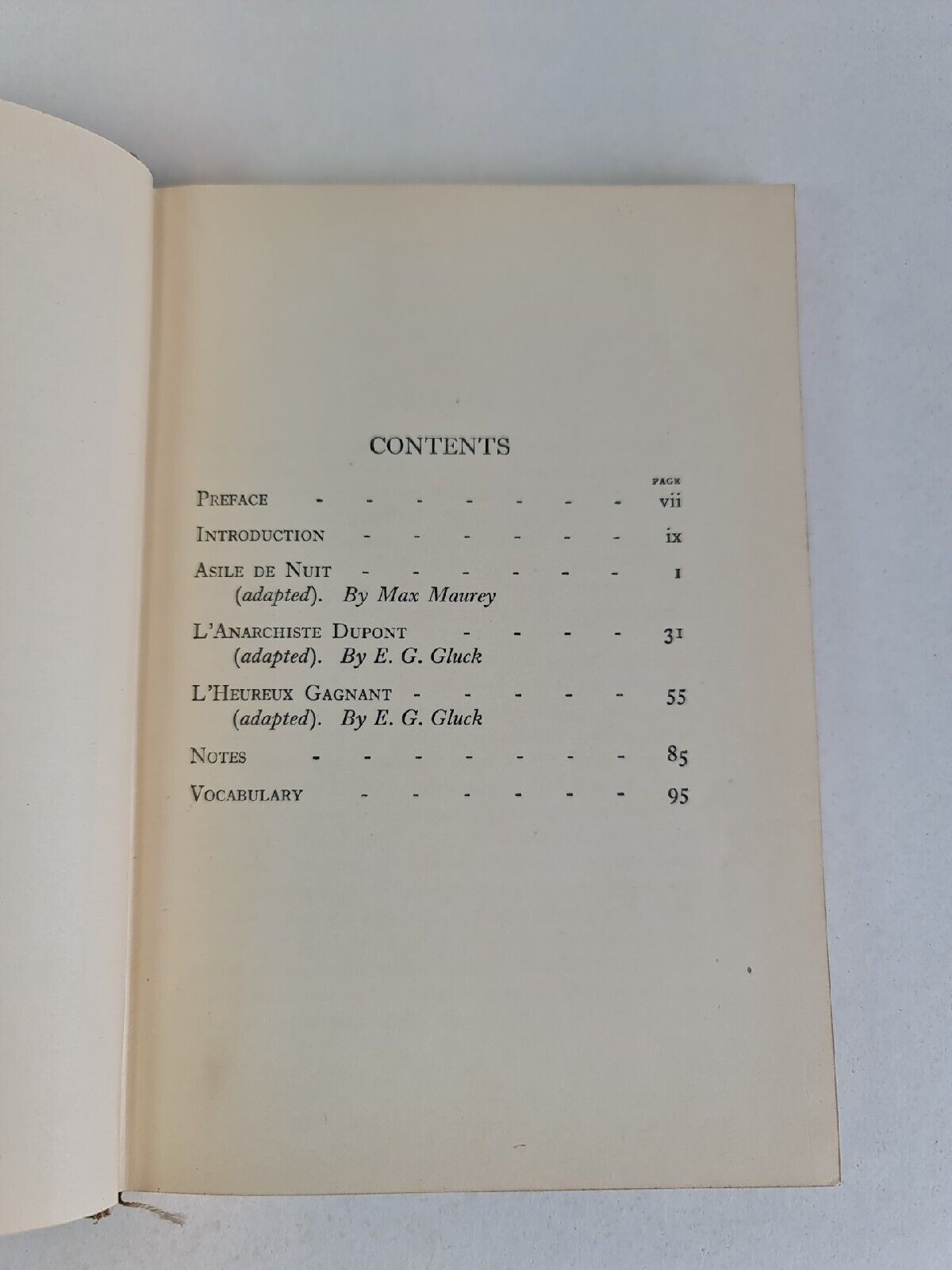 One-Act French Plays edited by N W H Scott (1938)