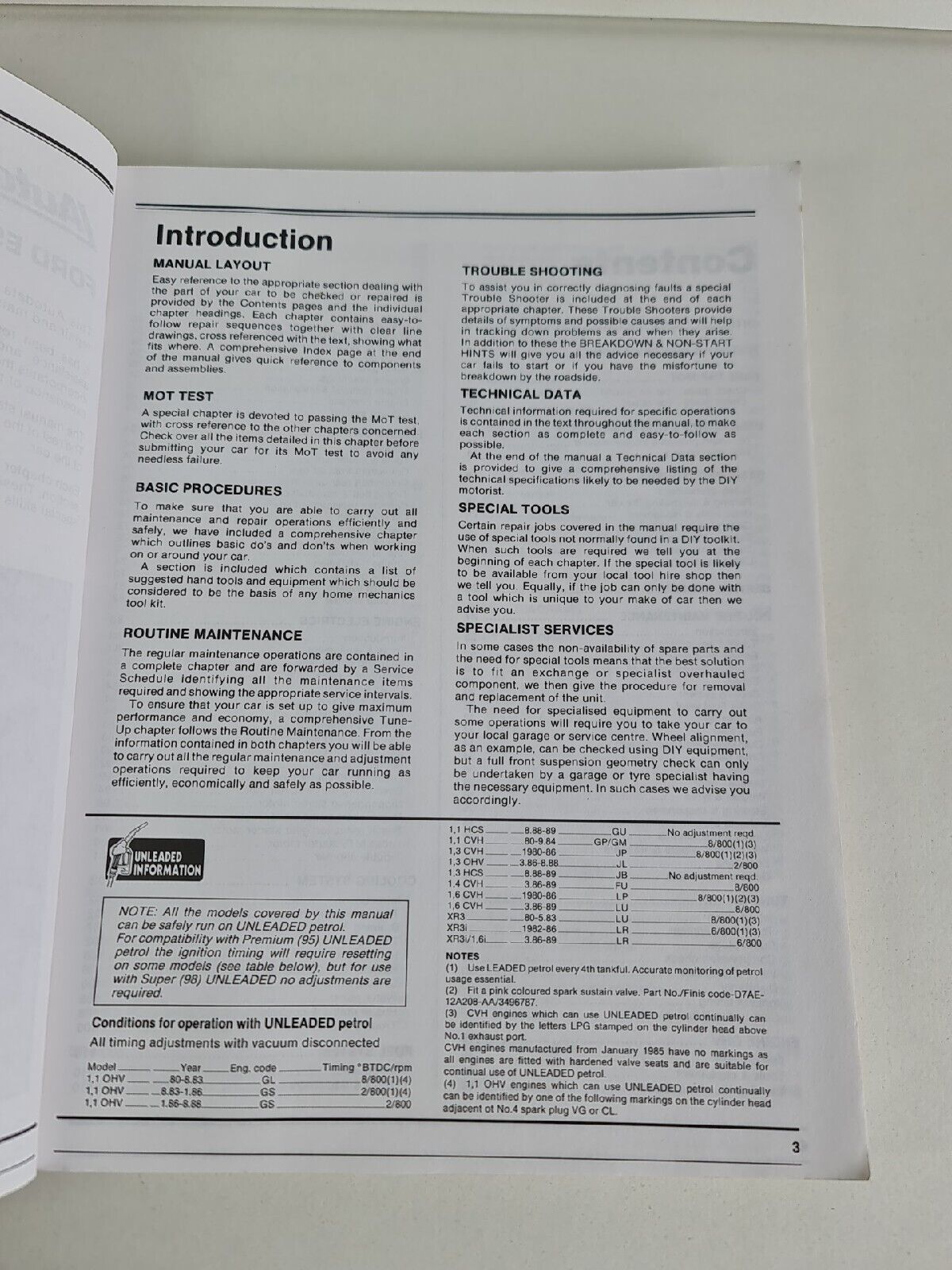 Ford Escort 1980-89 Care Repair Maintenance Manual - Autodata