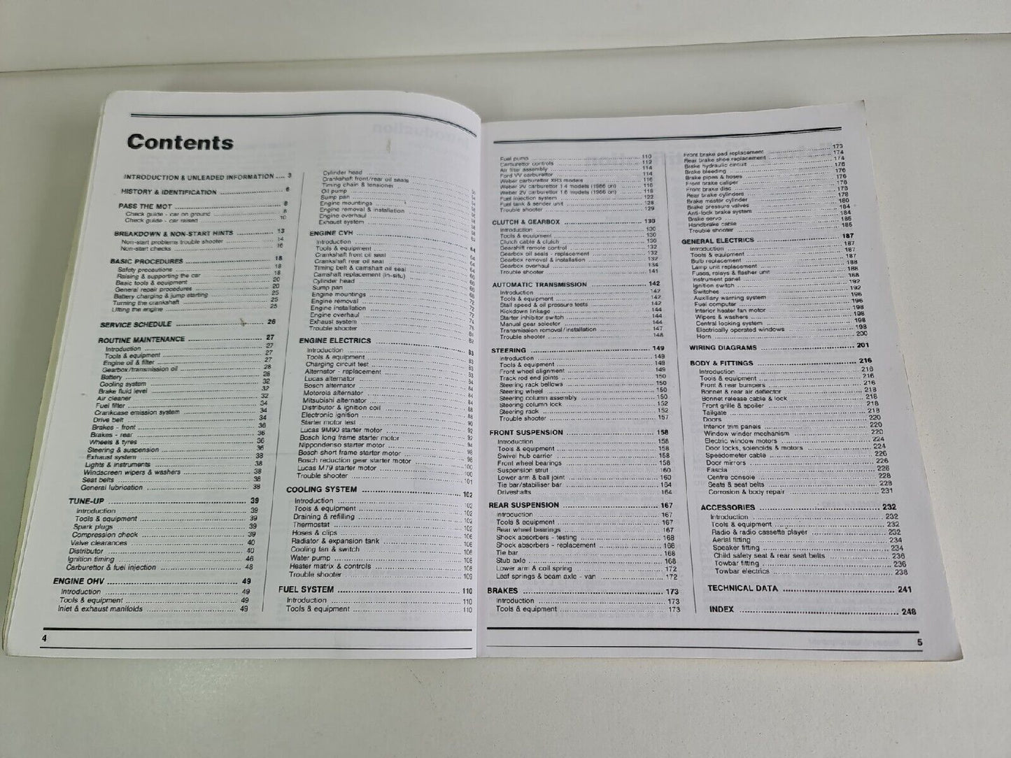 Ford Escort 1980-89 Care Repair Maintenance Manual - Autodata