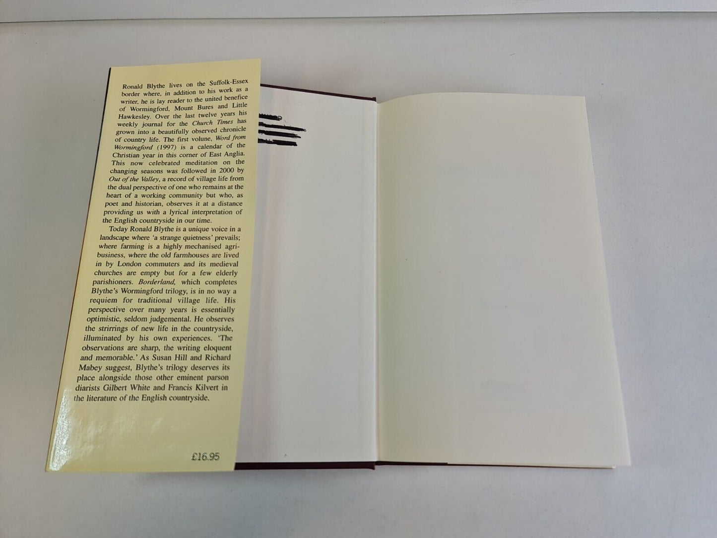 SIGNED Borderland: v.3 by Ronald Blythe (2005)