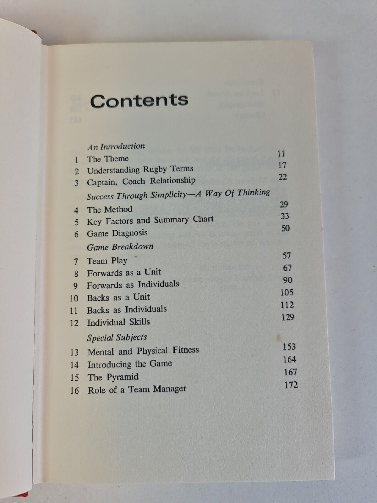 Rugby for Coach and Player by Don Rutherford (1971)