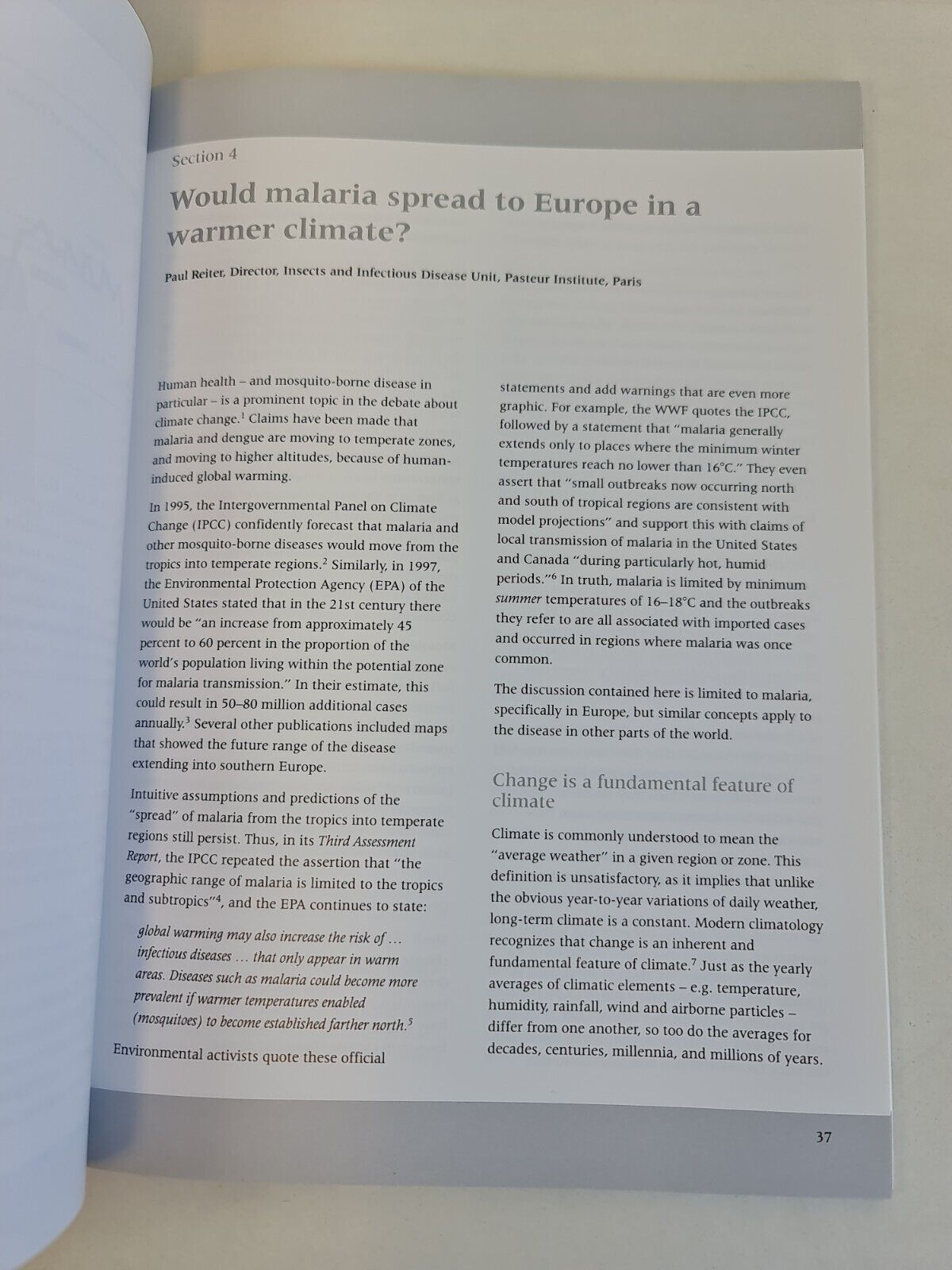 The Impacts of Climate Change: An Appraisal for the Future