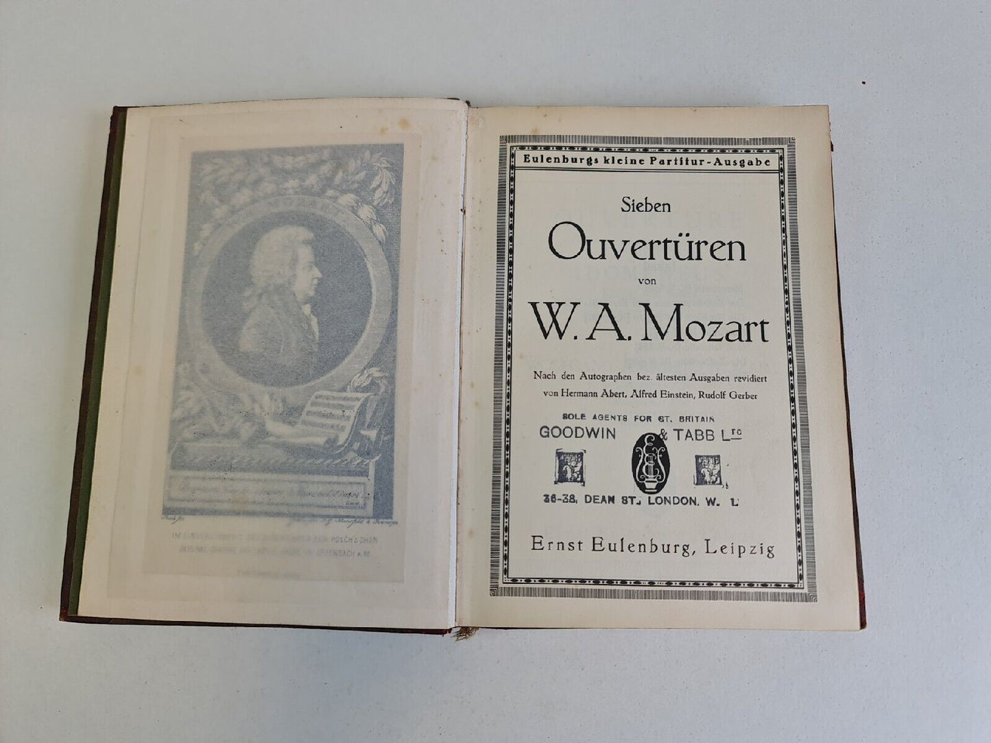 Sieben Ouvertüren von W. A. Mozart