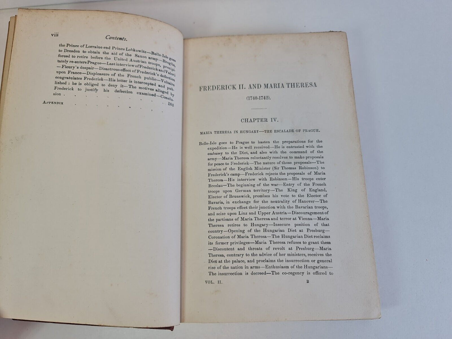 Frederick The Second & Maria Theresa from Hitherto.. Vol 2 by Broglie (1883)