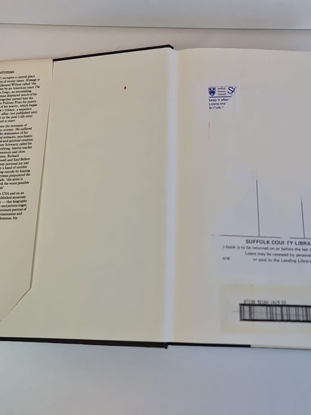 Life of John Berryman by John Haffenden (1982)