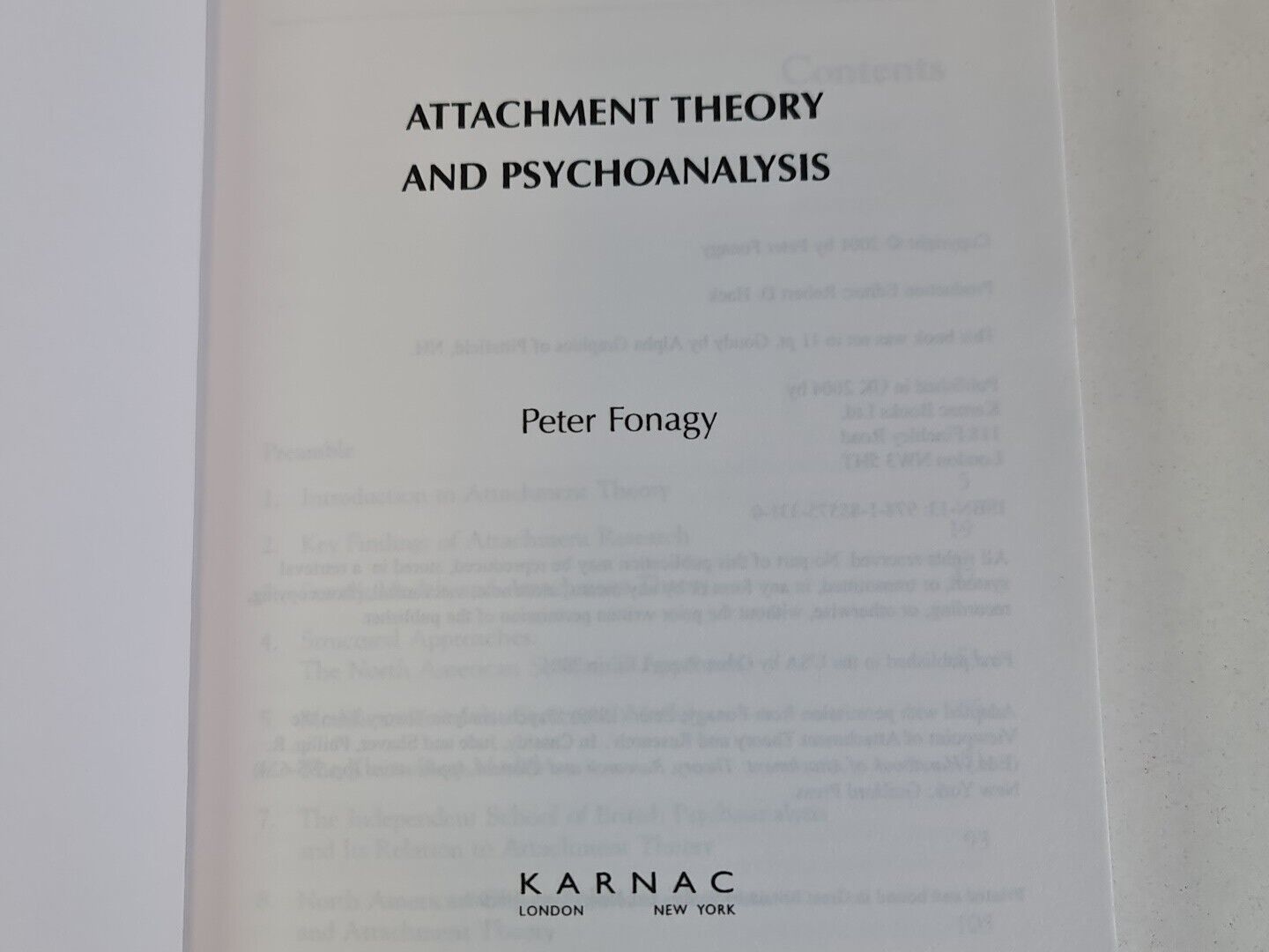 Attachment Theory and Psychoanalysis by Peter Fonagy (2001)