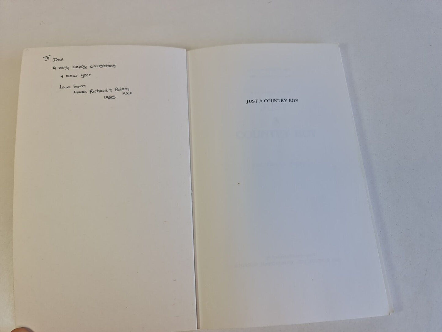 Just A Country Boy by Frederick Wigby (1984)