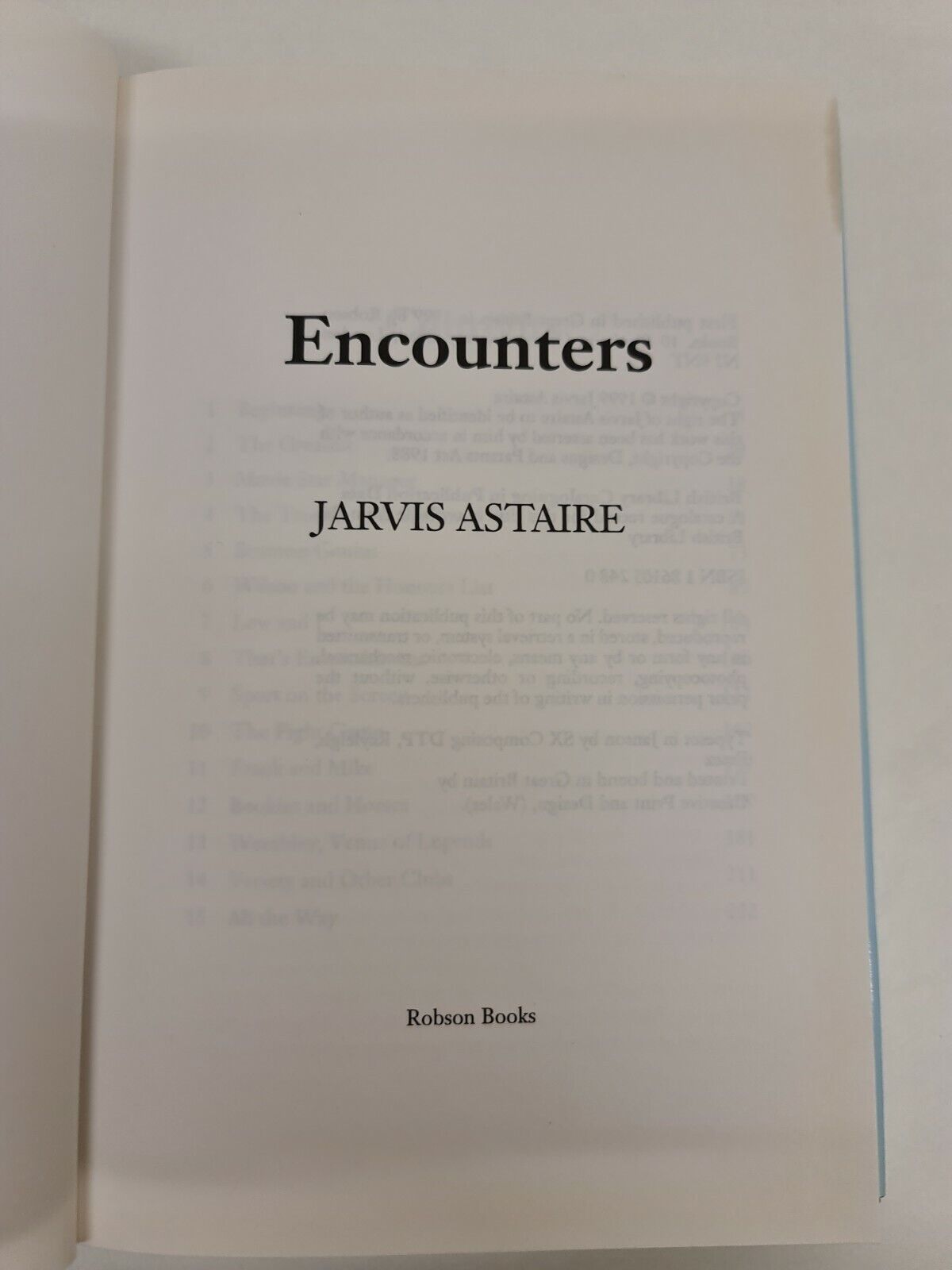 Encounters by Jarvis Astaire (1999)