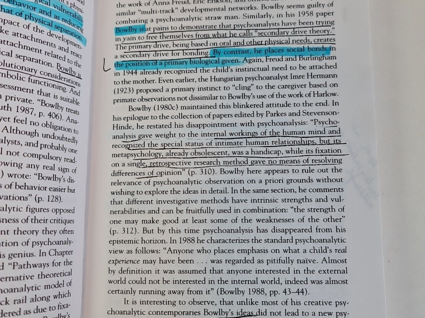 Attachment Theory and Psychoanalysis by Peter Fonagy (2001)