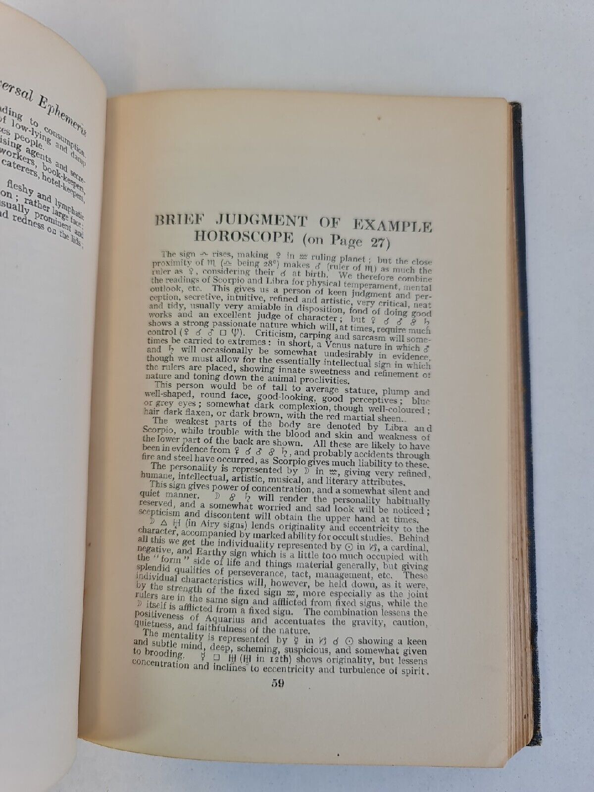 Compendium of Natal Astrology & Universal Ephemeris by Herbert Waite