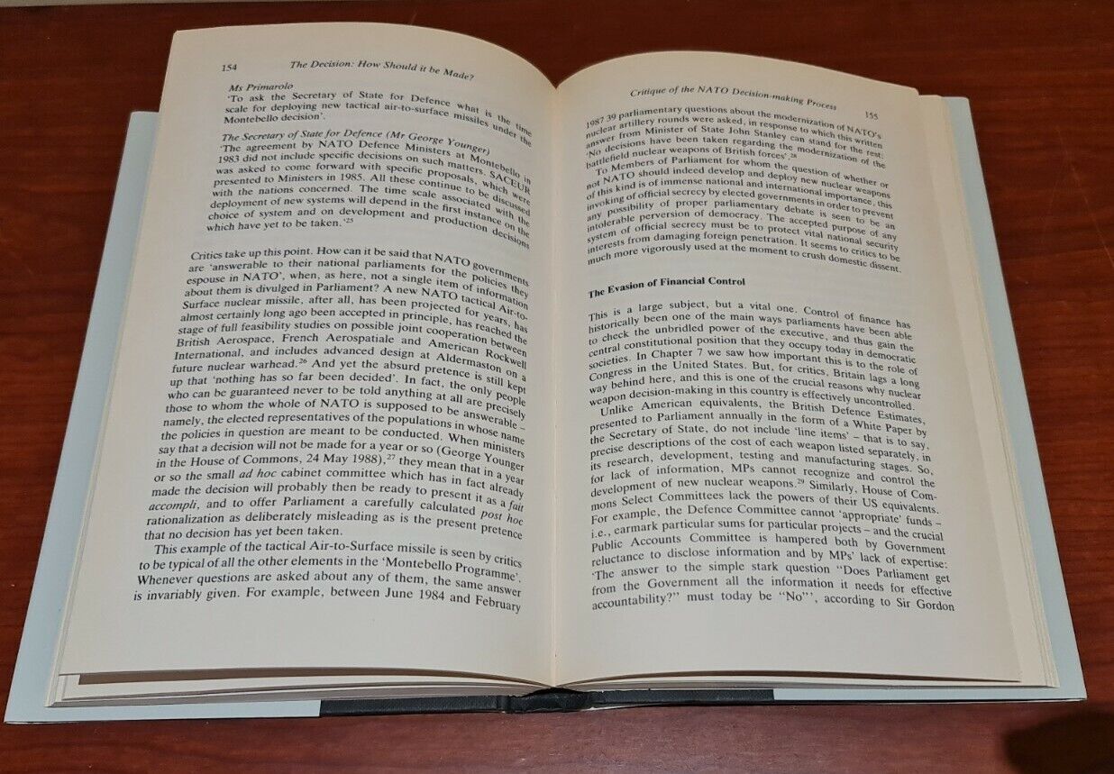 Modernizing NATO's Nuclear Weapons by Oliver Ramsbotham (1989)