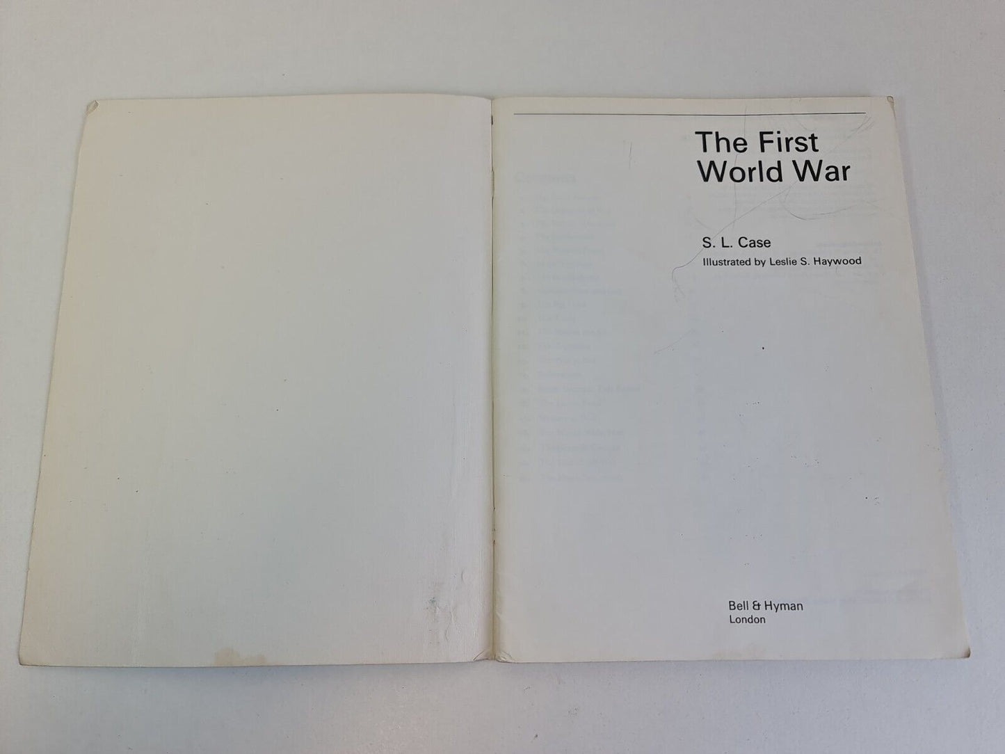 Knowing British History: The First World War by S.L. Case (1983)