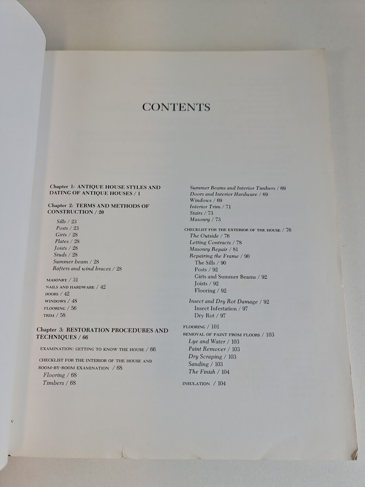 Antique Houses: Their Construction & Restoration by E Friedland (1990)