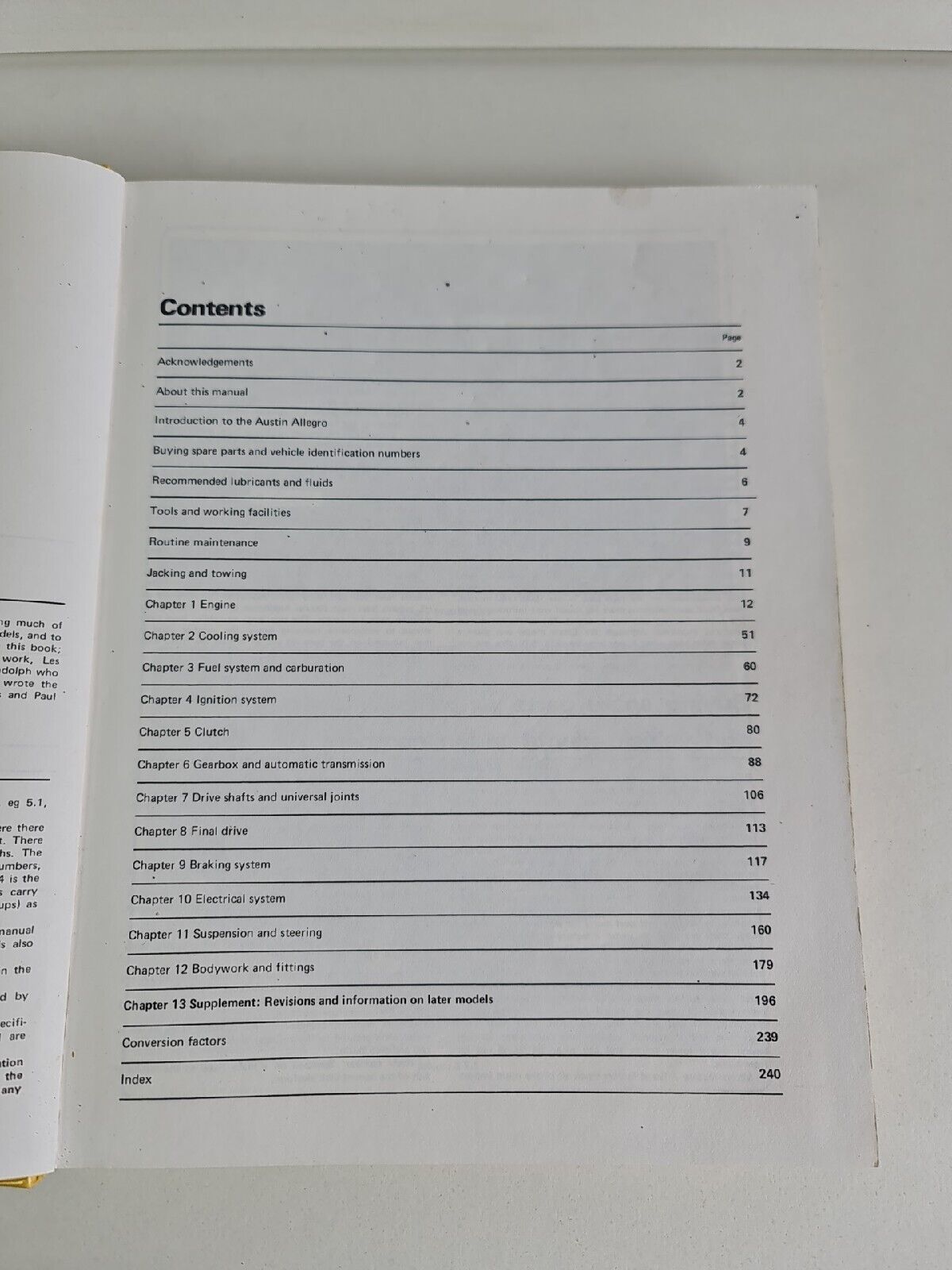 Austin Allegro 1100 and 1300 Haynes Owner's Workshop Manual
