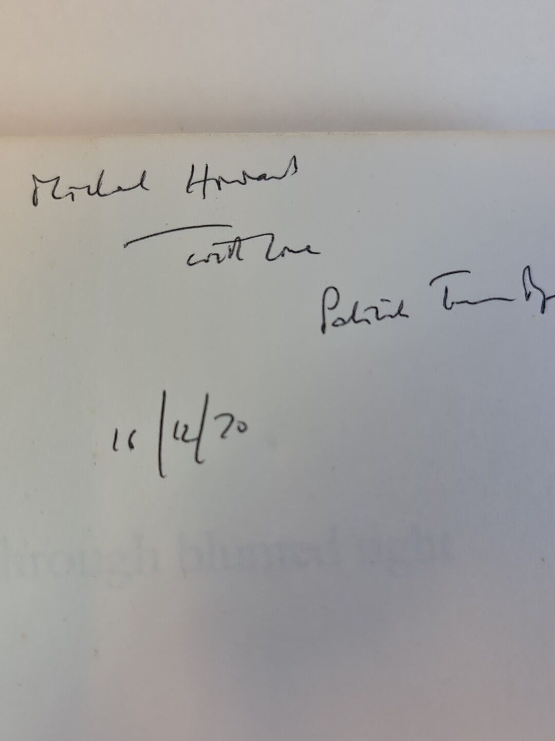 SIGNED- World Through Blunted Sight... by Patrick Trevor-Roper (1970)