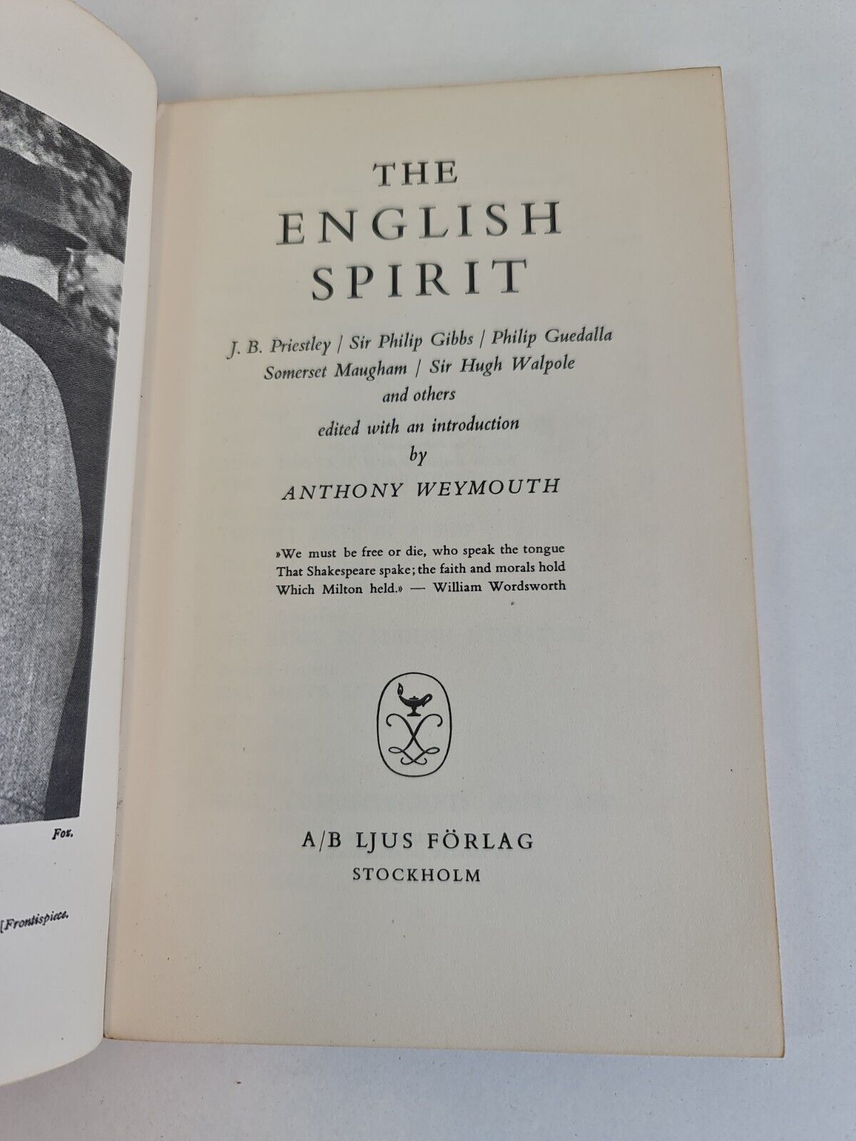 The English Spirit by J B Priestley (1943)