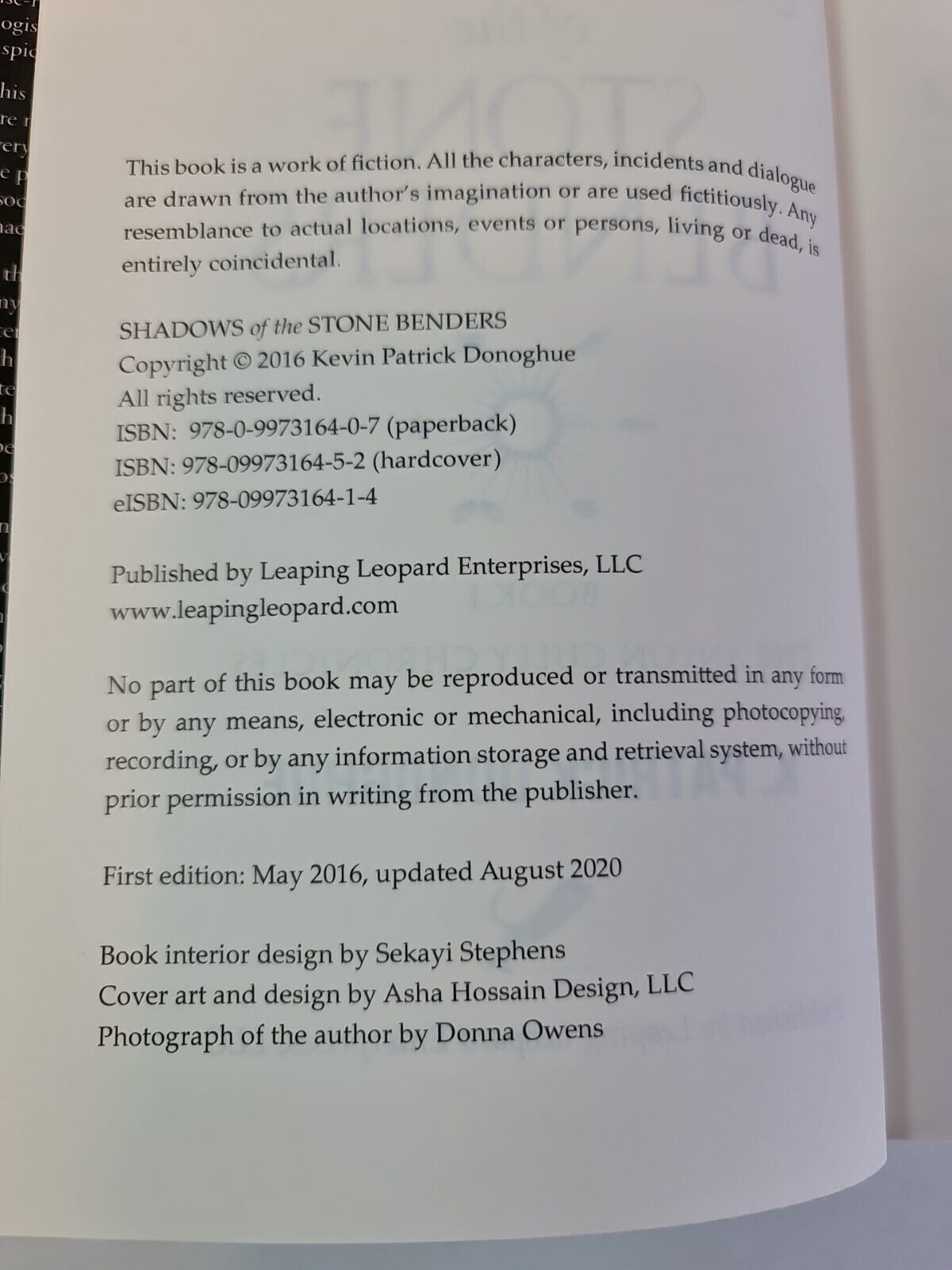 Shadows of the Stone Benders by K Patrick Donoghue (2020)