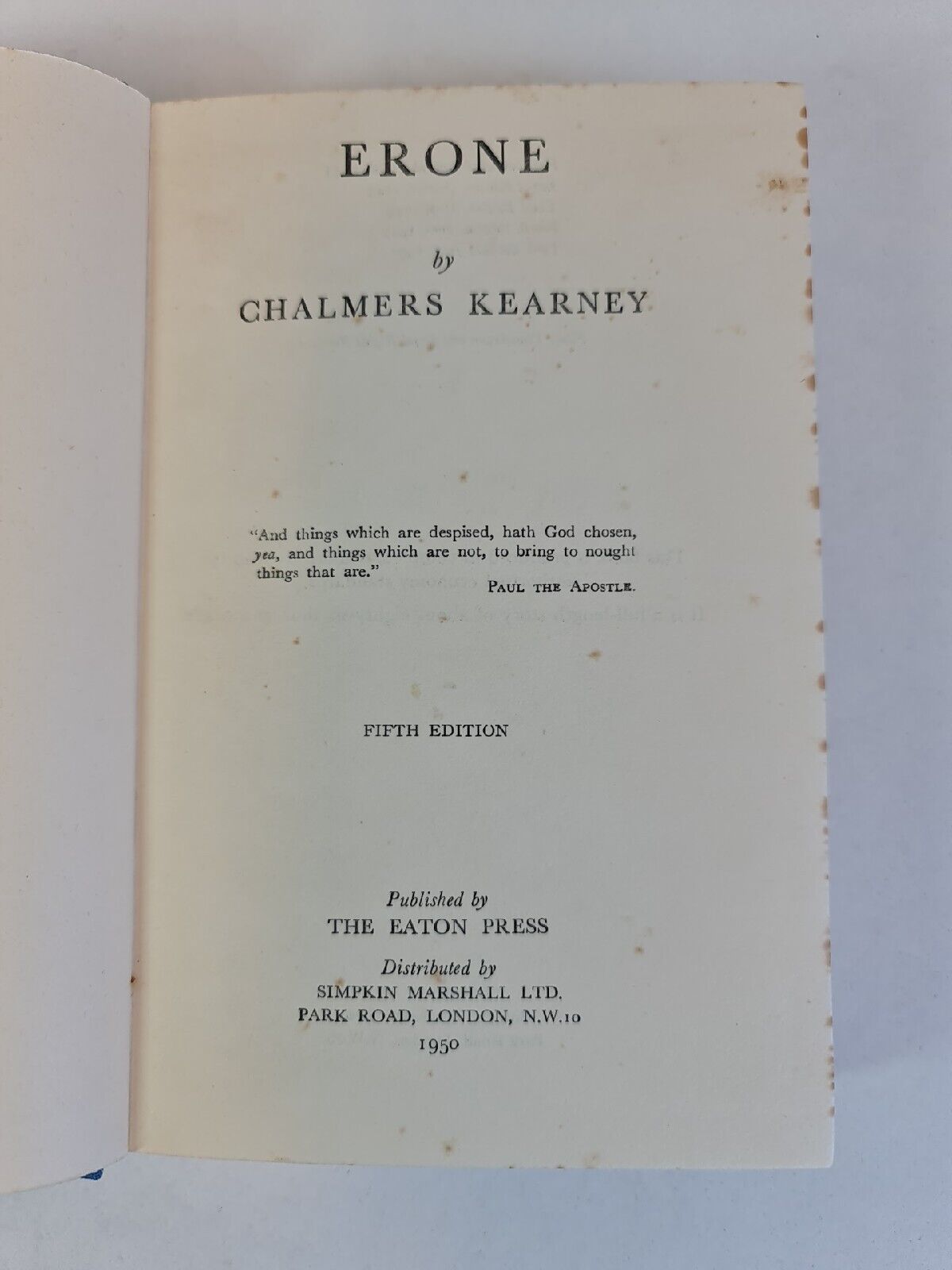Erone by Chalmers Kearney (1950)