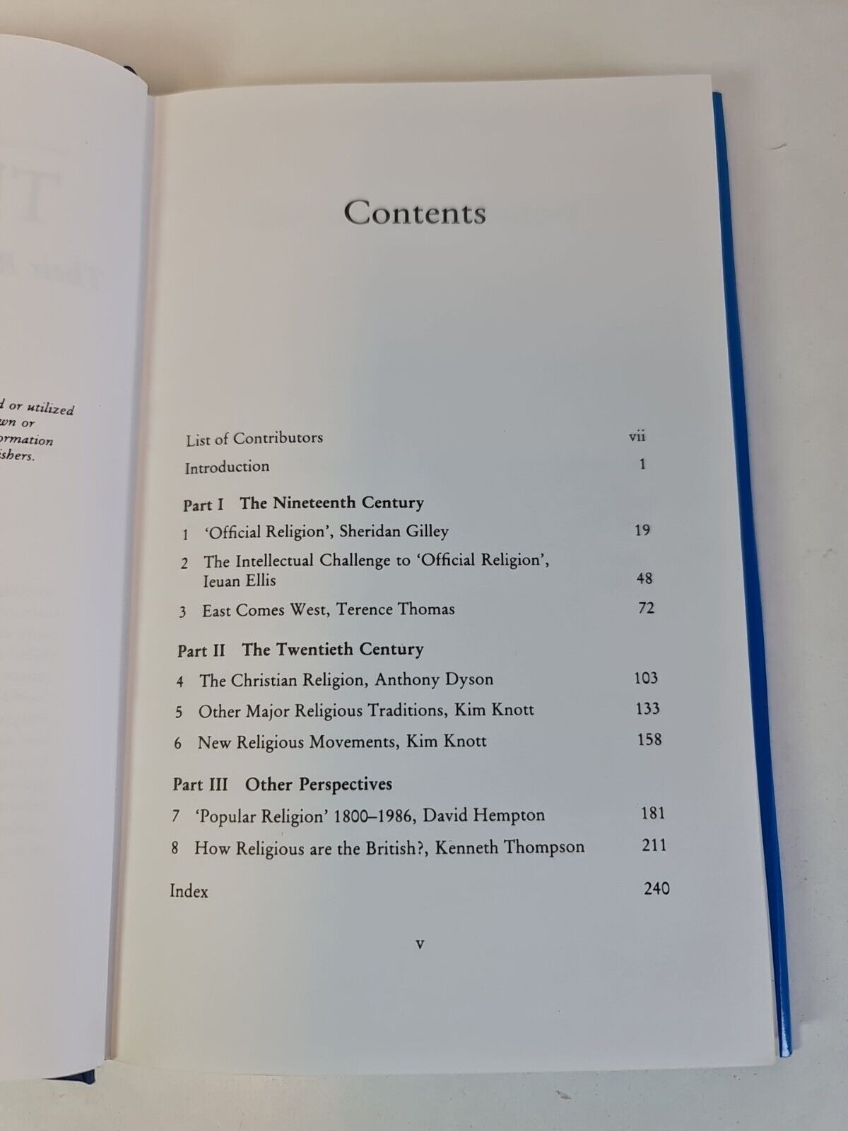 The British: Religious Beliefs ... by Terence Thomas (1988)