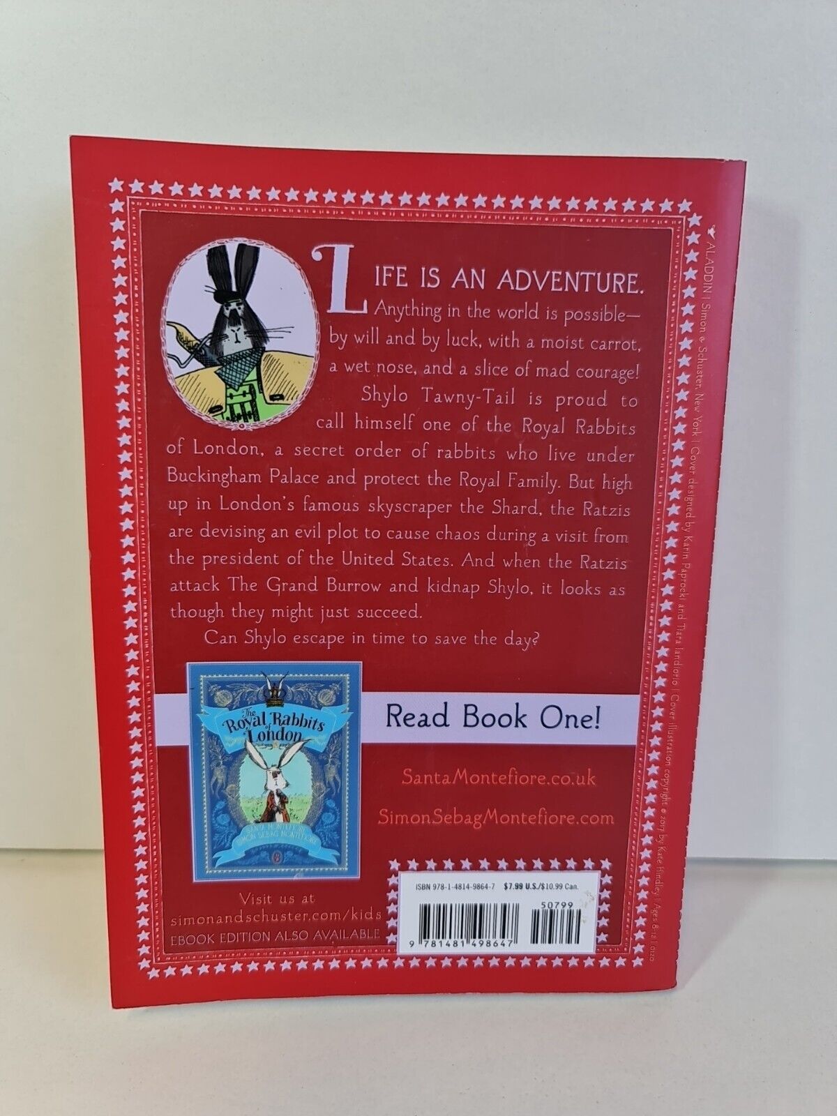 The Royal Rabbits of London; Escape from the Palace by Montefiore (2017)
