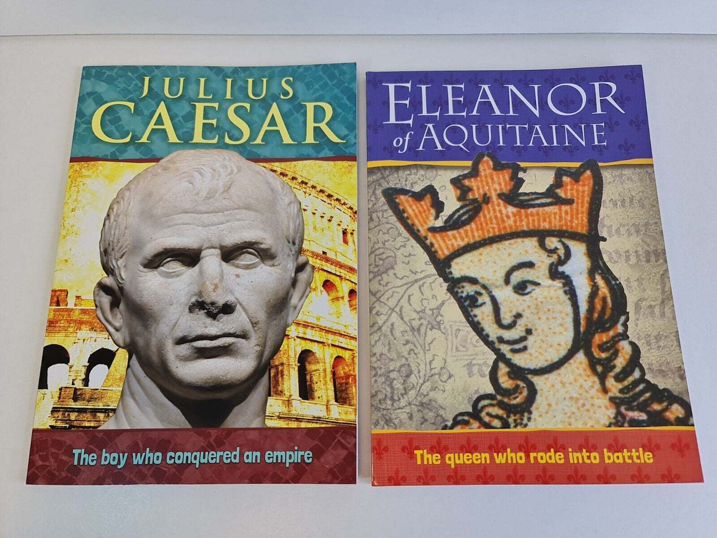Bundle 10x Educational Biography of Famous Peeople - Caeser, Newton, Danghi, etc