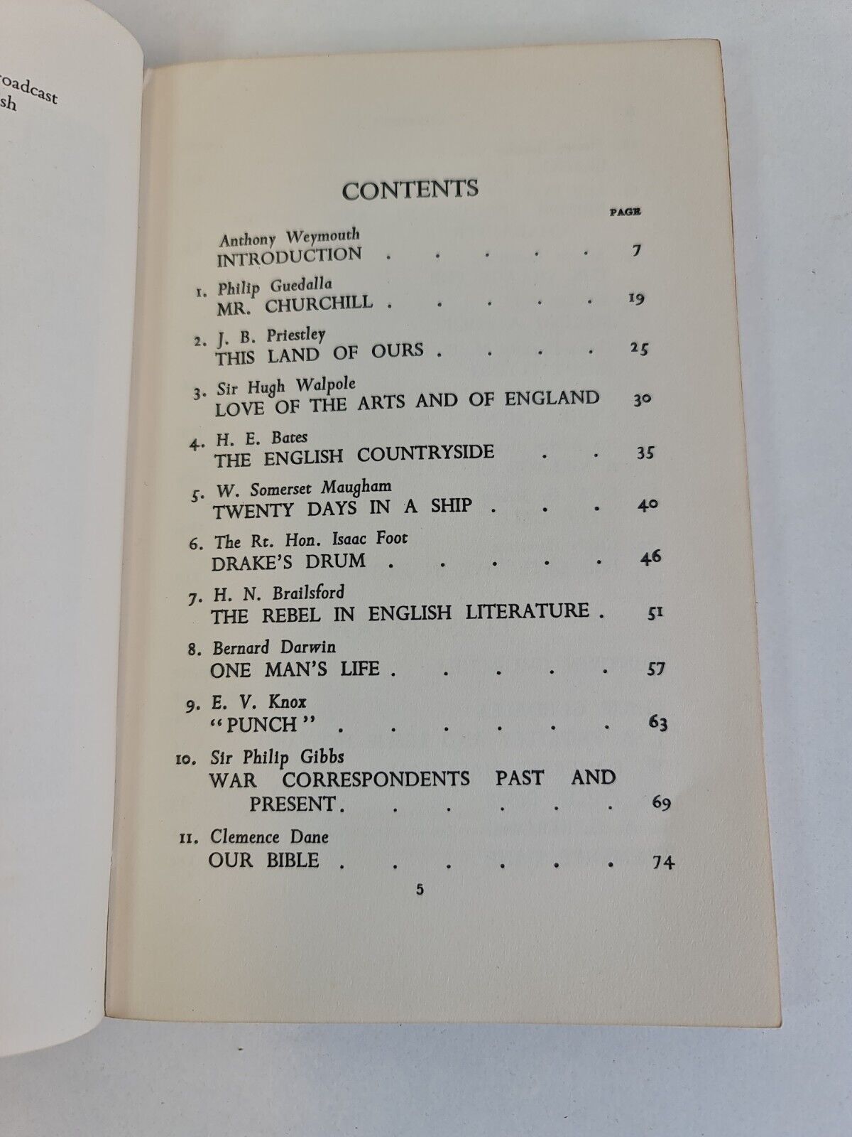 The English Spirit by J B Priestley (1943)