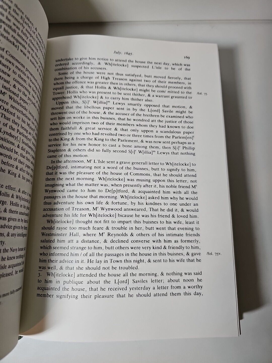 The Diary of Bulstrode Whitelocke 1605 - 1675 by Ruth Spalding (1991)