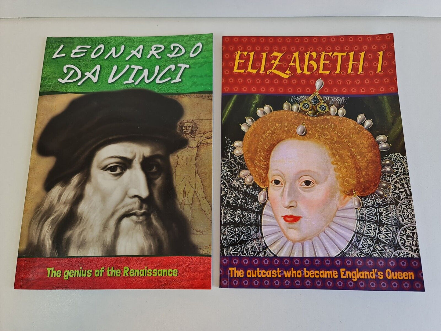 Bundle 10x Educational Biography of Famous Peeople - Caeser, Newton, Danghi, etc