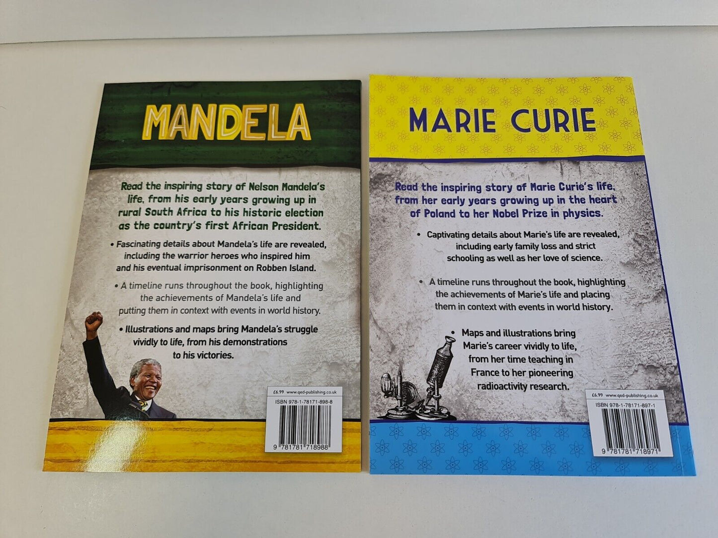 Bundle 10x Educational Biography of Famous Peeople - Caeser, Newton, Danghi, etc