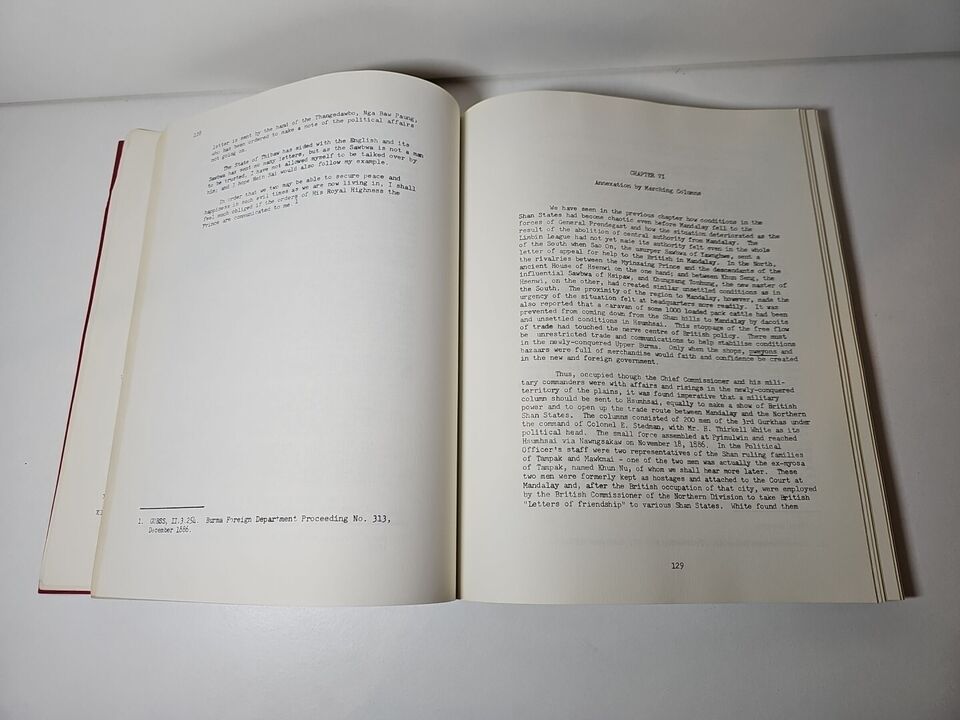 The Shan States and the British Annexation by SS Mangrai (1969)