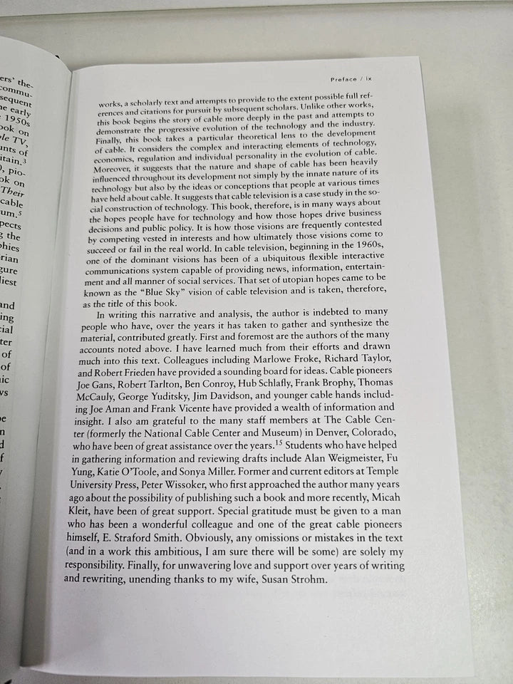 Blue Skies: A History of Cable Television by Patrick R. Parsons (2008)