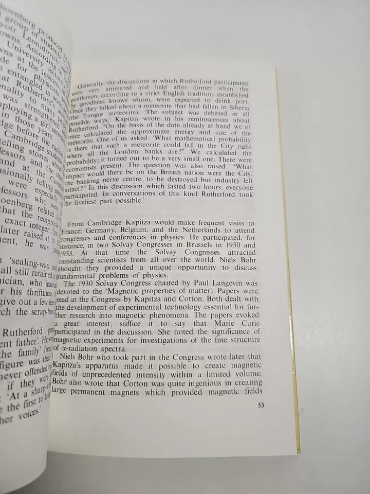 KAPITZA: Life and Discoveries, Outstanding Soviet Scientists by Kedrov (1984)