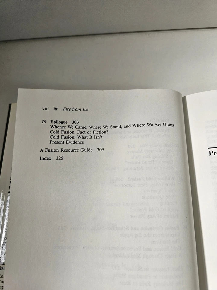 SIGNED Fire from Ice... Cold Fusion Furor by Eugene Mallove (1991)